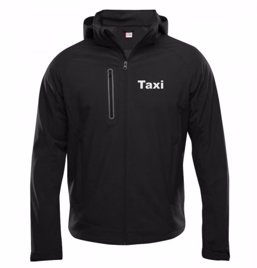 Taxi Uniform Softshelljakke m/ hette til Herre, mod. Milford - Bilde 2