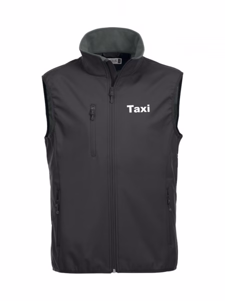 Taxi Uniform Softshell vest til Herre, mod. Basic - Bilde 2
