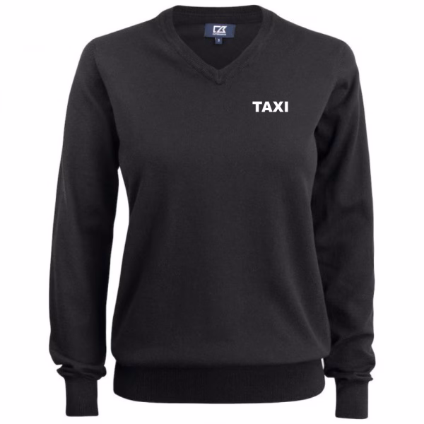 Taxi Uniform Genser V-hals mod. Oakville – Dame - Bilde 2