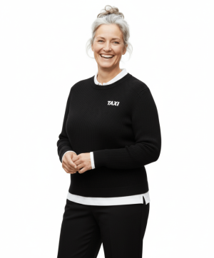 Taxi Uniform Genser Rund Hals
