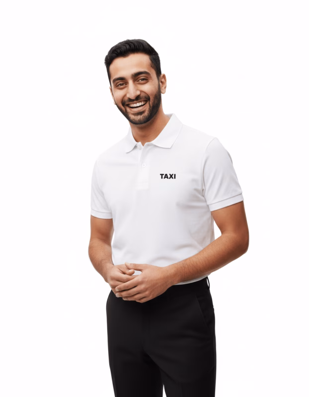 Taxi Tennis skjorte til herre, Premium Collection