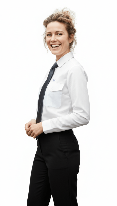 Selje Taxi Uniform Skjorte til dame LA 1 Selje Taxi Uniform Skjorte til dame LA