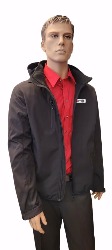 Classic Softshelljakke m/ hette- 07000 Taxi