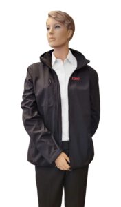 Dame Classic Jakke sort fleece hette