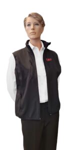 Dame softshellvest fleece