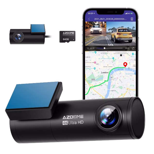 AZDOME M300S Dashbordkamera - Bilde 2