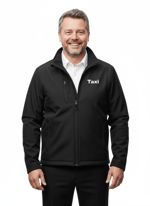 Taxi Uniform Softshell jakke til Herre, Basic 1 Taxi Uniform Softshell jakke til Herre, Basic