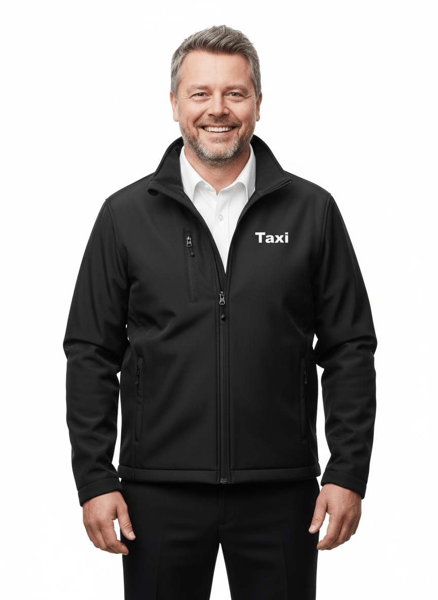 Taxi Uniform Softshell jakke til Herre, Basic 1 Taxi Uniform Softshell jakke til Herre, Basic