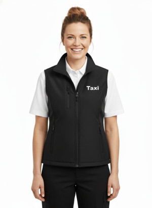 Taxi Uniform Softshell vest til Dame, mod. Basic