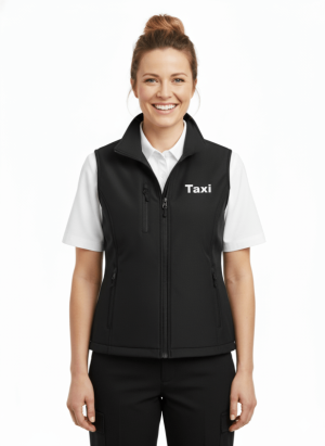 Taxi Uniform Softshell vest til Dame, mod. Basic