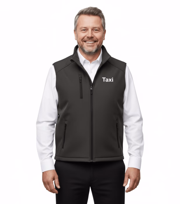 Taxi Uniform vest til Herre Basic, foret.