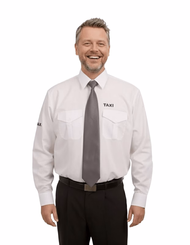 Selje Taxi Uniformskjorte LA hvit, herre